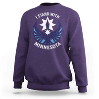 I Stand With Minnesota Sweatshirt Rebel Common Loon Minnesota Protest