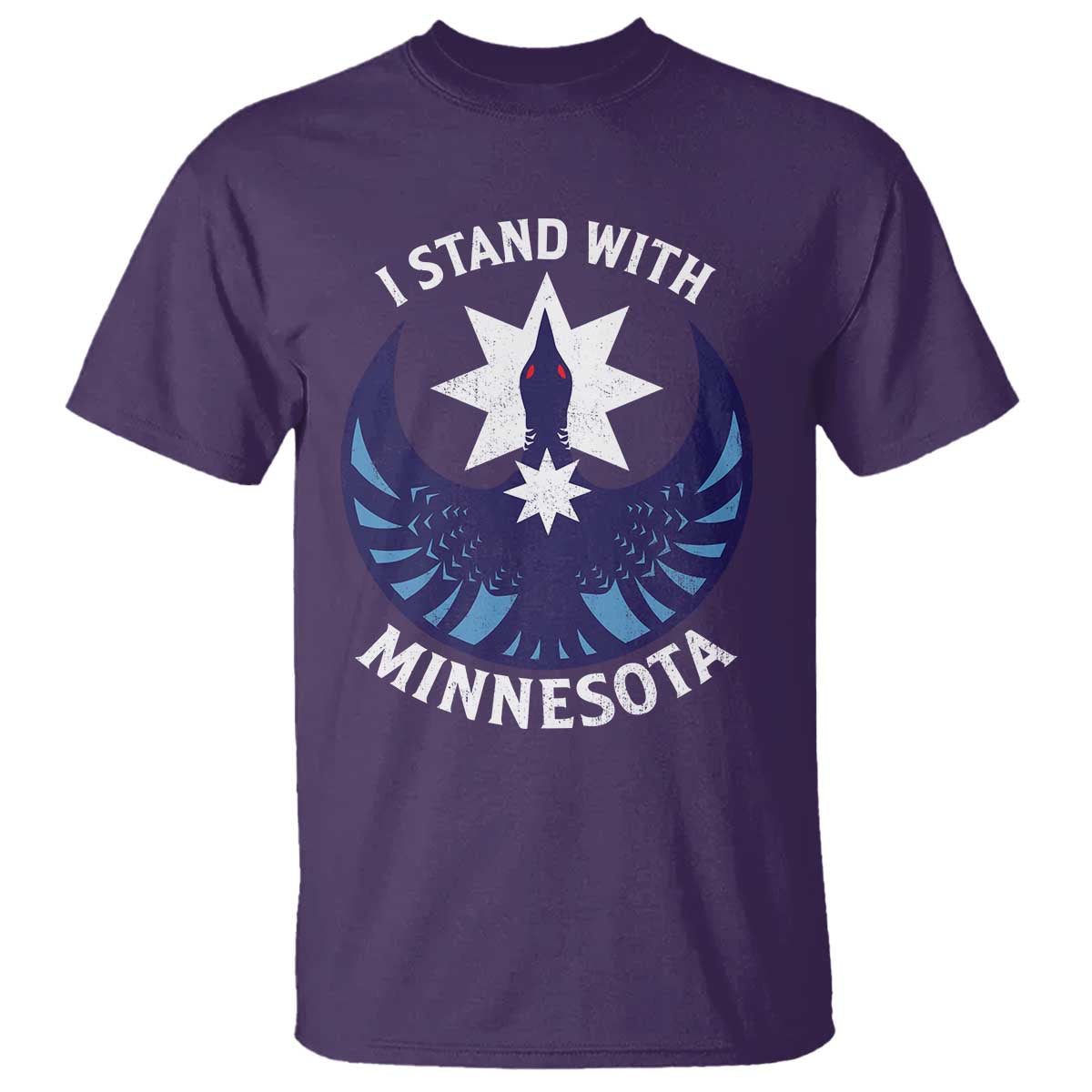 I Stand With Minnesota T Shirt Rebel Common Loon Minnesota Protest