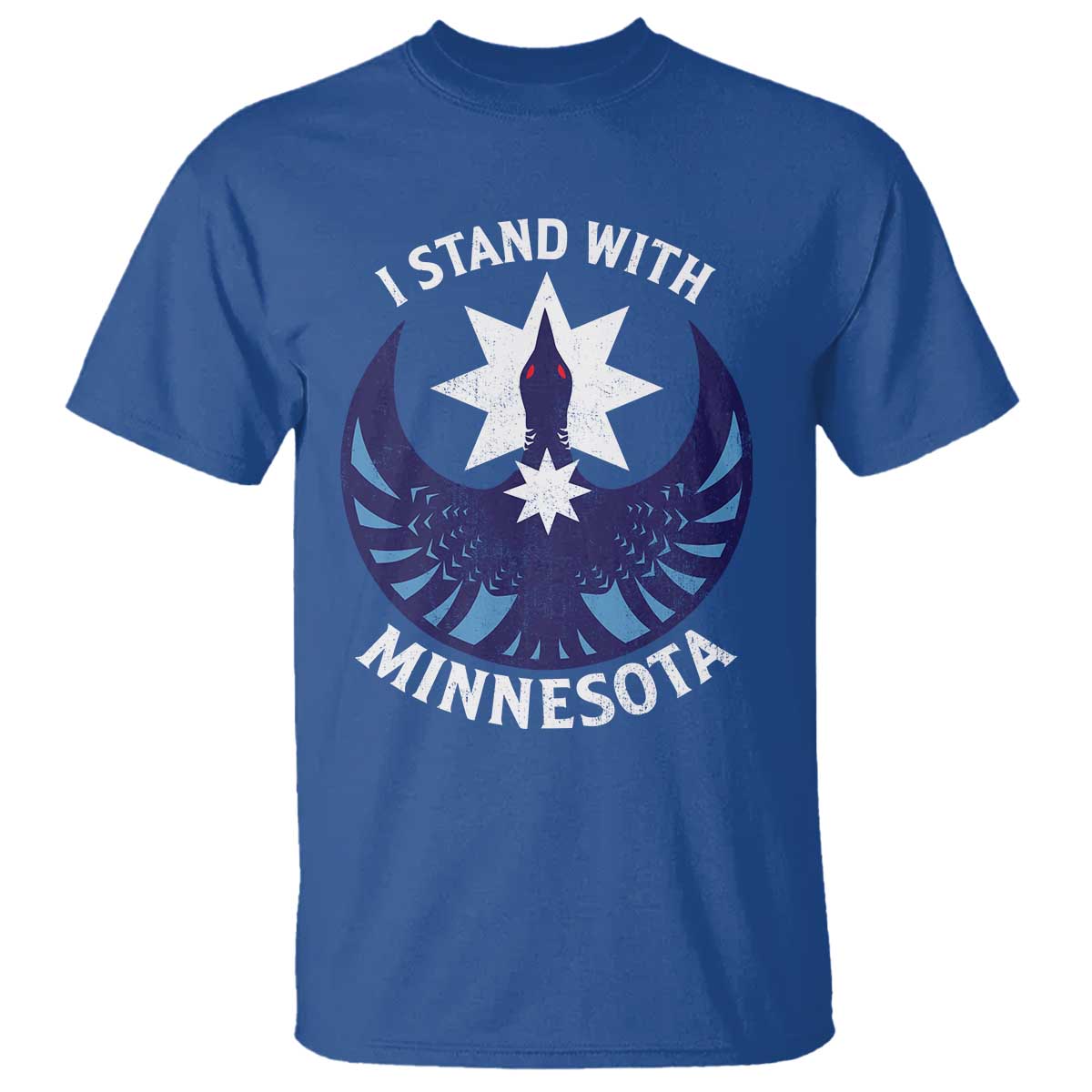 I Stand With Minnesota T Shirt Rebel Common Loon Minnesota Protest