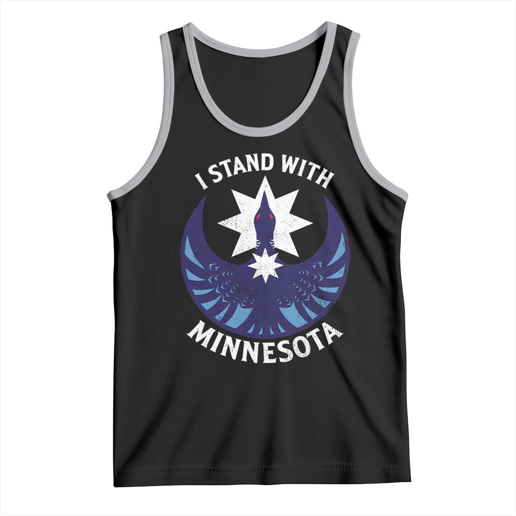 I Stand With Minnesota Tank Top Rebel Common Loon Minnesota Protest