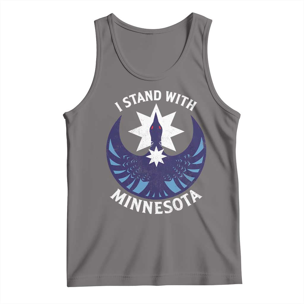 I Stand With Minnesota Tank Top Rebel Common Loon Minnesota Protest