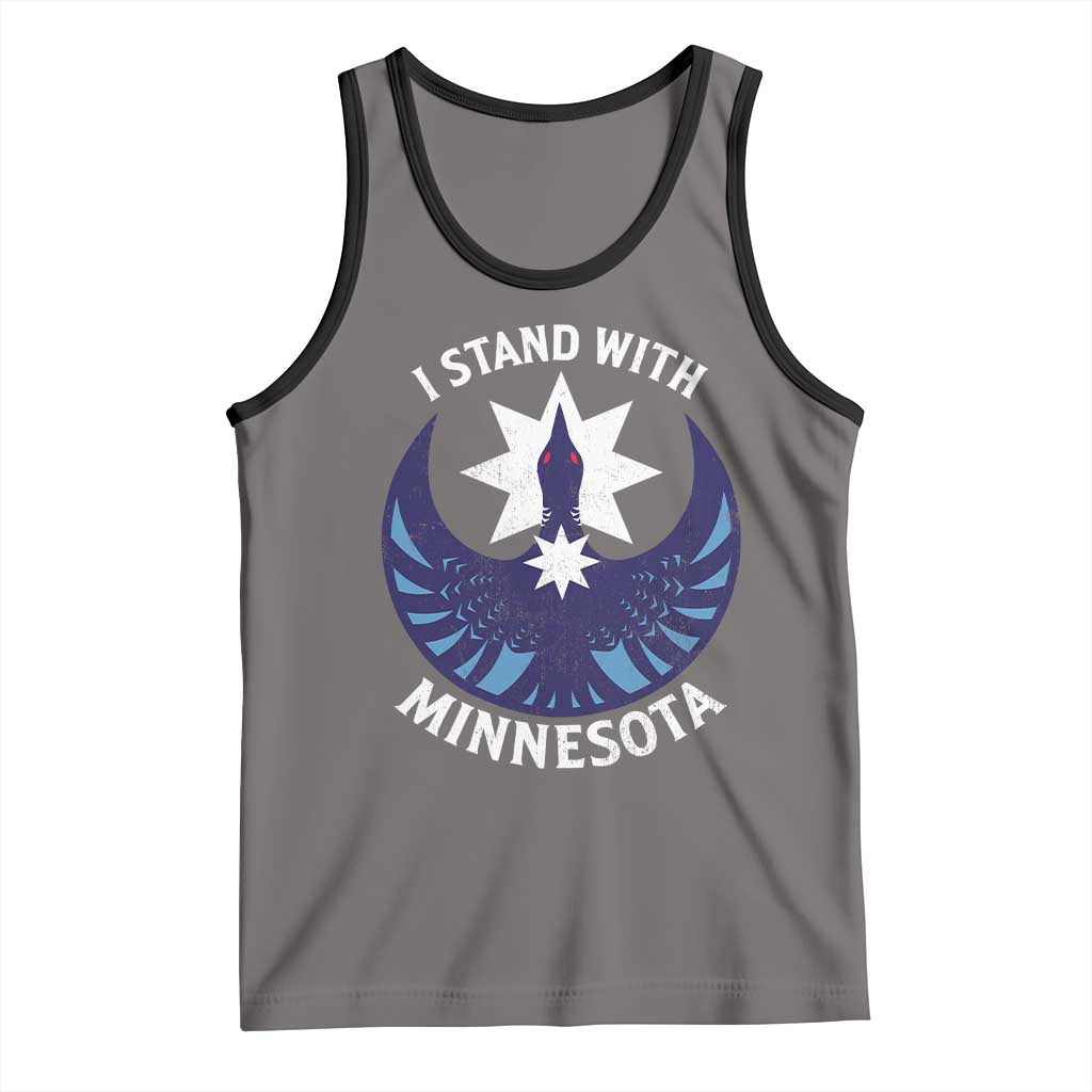 I Stand With Minnesota Tank Top Rebel Common Loon Minnesota Protest