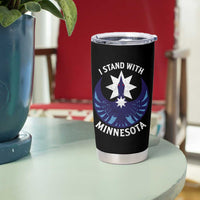 I Stand With Minnesota Tumbler Cup Rebel Common Loon Minnesota Protest