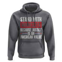 Stand With Minnesota Because Justice Is An American Value Hoodie Political Statement