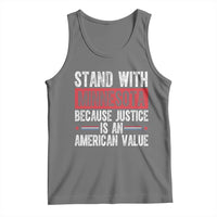 Stand With Minnesota Because Justice Is An American Value Tank Top Political Statement