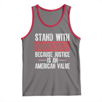Stand With Minnesota Because Justice Is An American Value Tank Top Political Statement