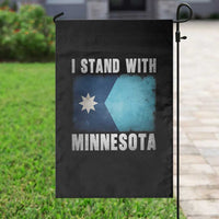 I Stand With Minnesota Garden Flag MN State Support Political Protest
