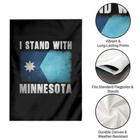 I Stand With Minnesota Garden Flag MN State Support Political Protest