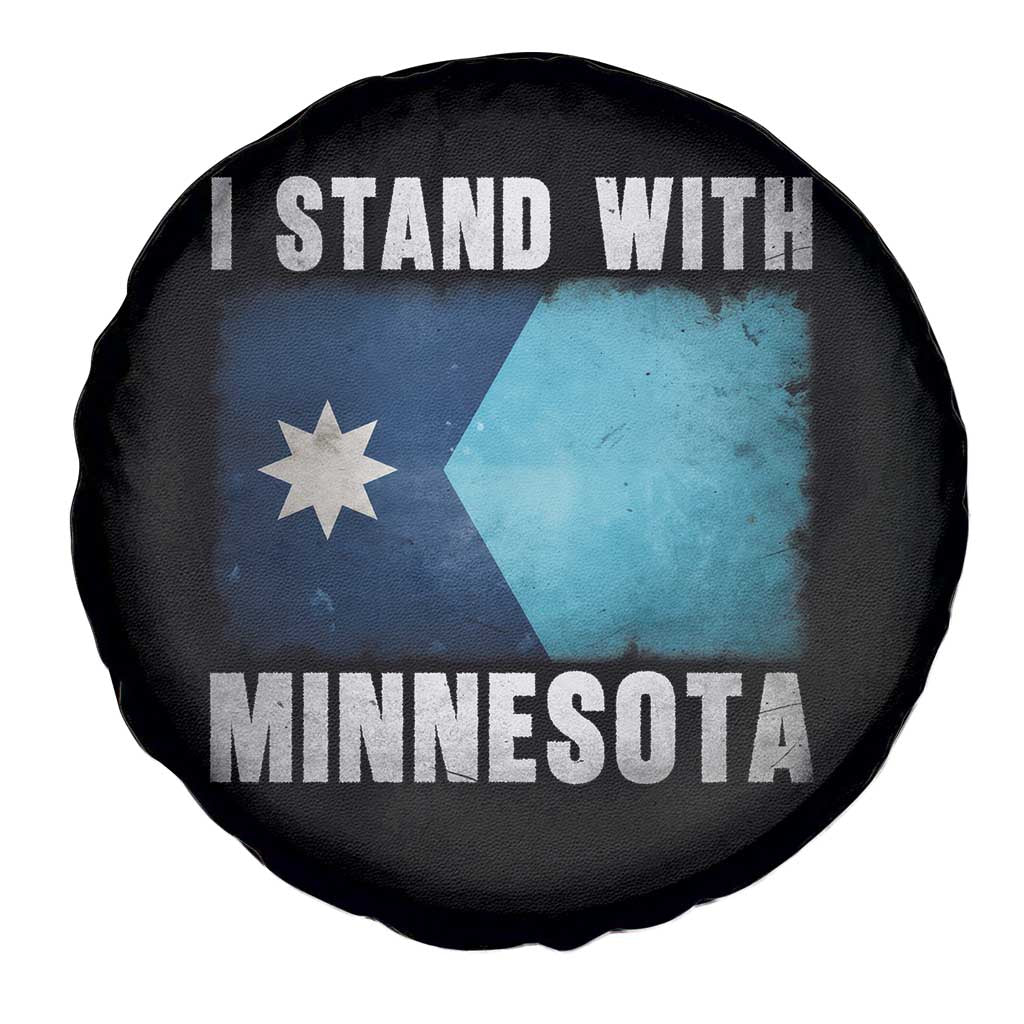 I Stand With Minnesota Spare Tire Cover MN State Support Political Protest