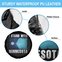 I Stand With Minnesota Spare Tire Cover MN State Support Political Protest