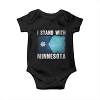 I Stand With Minnesota Baby Onesie MN State Support Political Protest