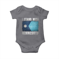 I Stand With Minnesota Baby Onesie MN State Support Political Protest