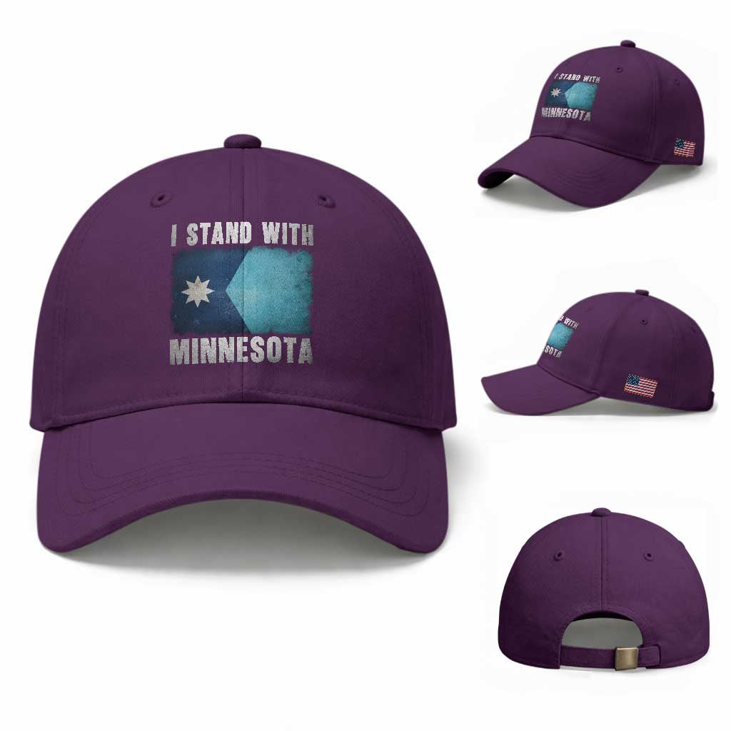 I Stand With Minnesota Baseball Cap MN State Support Political Protest