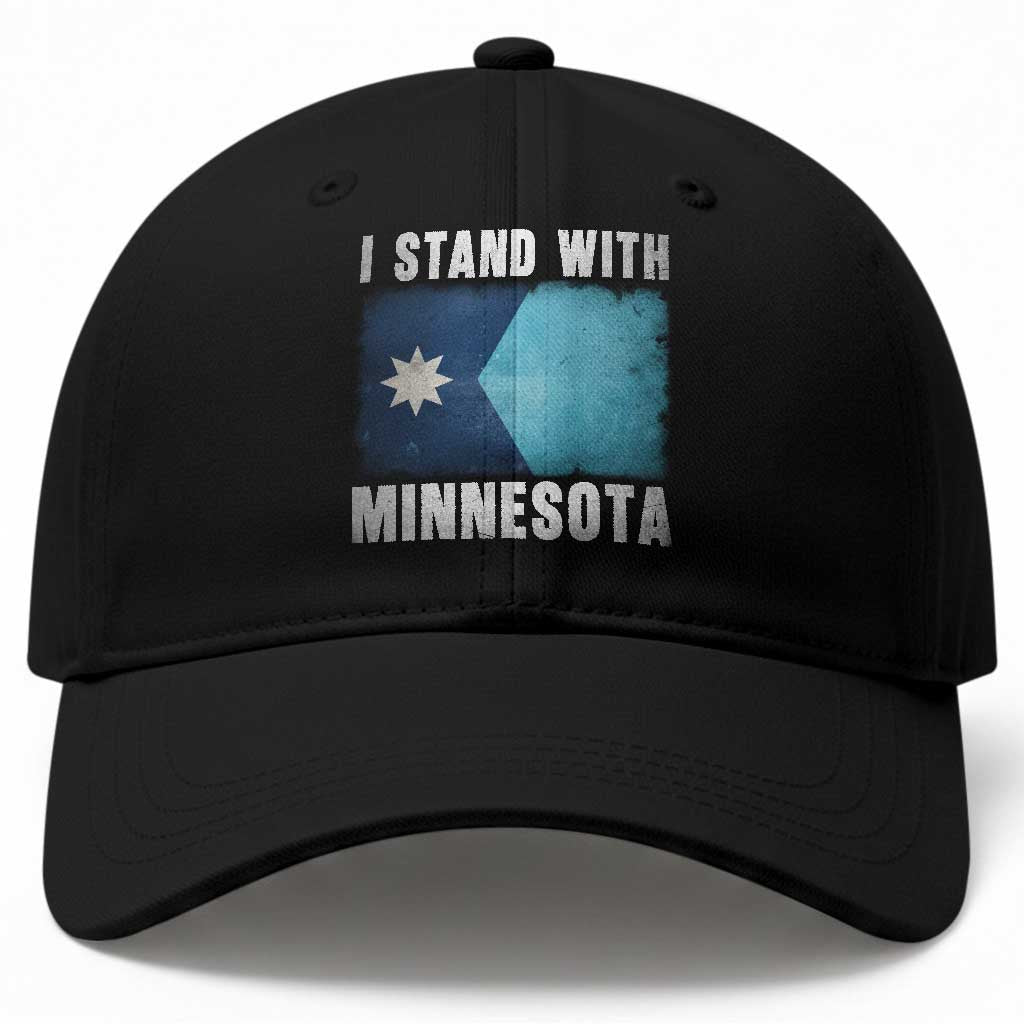 I Stand With Minnesota Baseball Cap MN State Support Political Protest