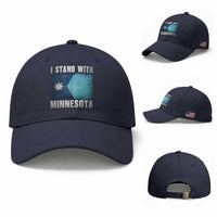 I Stand With Minnesota Baseball Cap MN State Support Political Protest