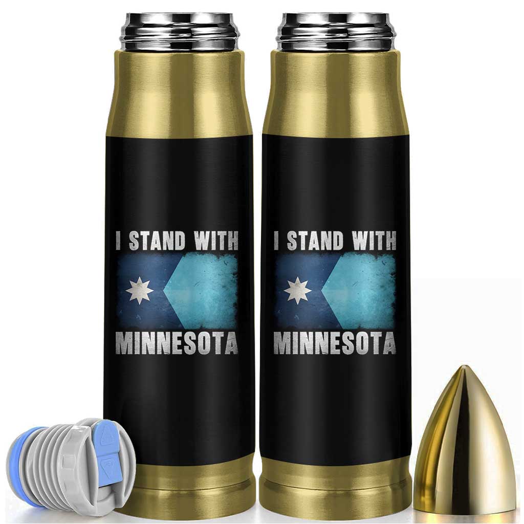 I Stand With Minnesota Bullet Tumbler MN State Support Political Protest