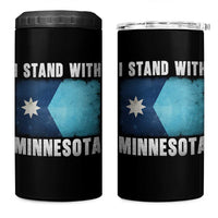 I Stand With Minnesota 4 in 1 Can Cooler Tumbler MN State Support Political Protest