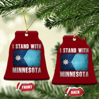 I Stand With Minnesota Ceramic Ornament MN State Support Political Protest
