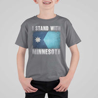 I Stand With Minnesota T Shirt For Kid MN State Support Political Protest