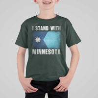 I Stand With Minnesota T Shirt For Kid MN State Support Political Protest