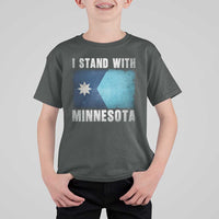 I Stand With Minnesota T Shirt For Kid MN State Support Political Protest