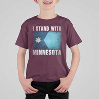 I Stand With Minnesota T Shirt For Kid MN State Support Political Protest