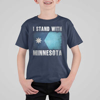I Stand With Minnesota T Shirt For Kid MN State Support Political Protest