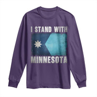 I Stand With Minnesota Long Sleeve Shirt MN State Support Political Protest