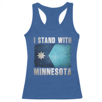 I Stand With Minnesota Racerback Tank Top MN State Support Political Protest