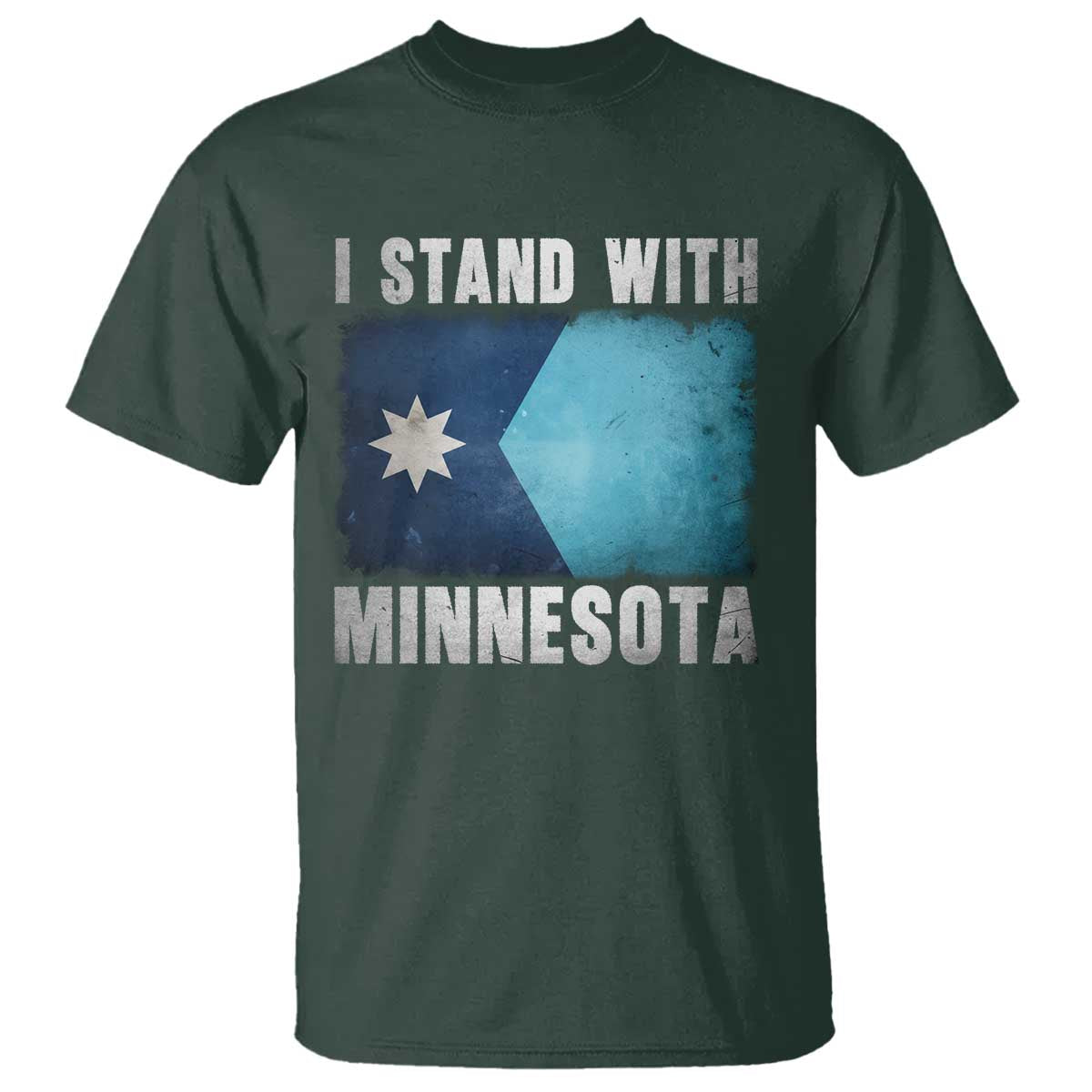 I Stand With Minnesota T Shirt MN State Support Political Protest