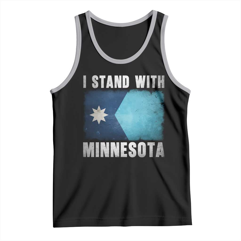 I Stand With Minnesota Tank Top MN State Support Political Protest