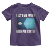 I Stand With Minnesota Toddler T Shirt MN State Support Political Protest