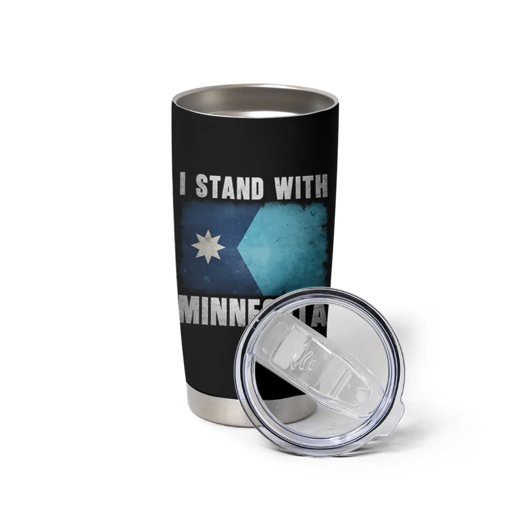 I Stand With Minnesota Tumbler Cup MN State Support Political Protest