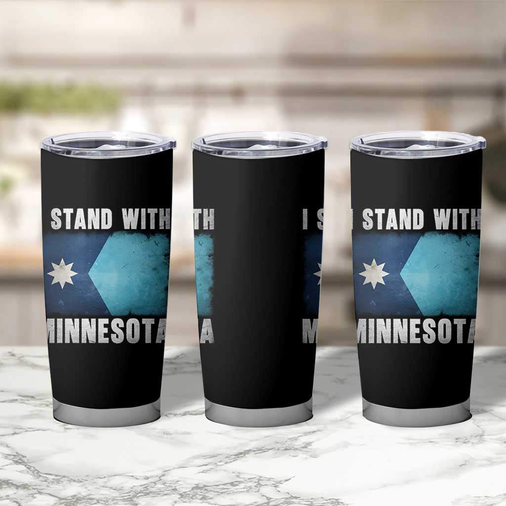 I Stand With Minnesota Tumbler Cup MN State Support Political Protest