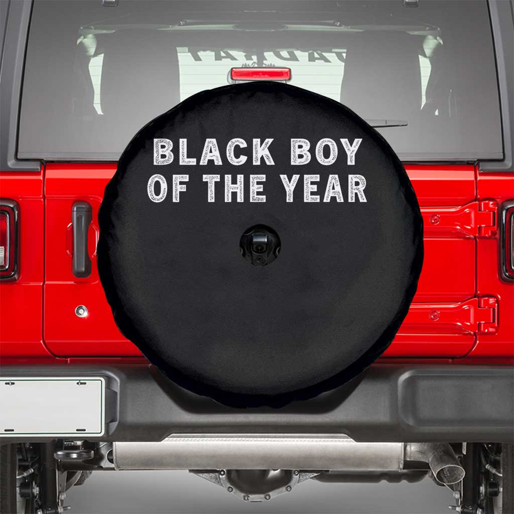 Black Boy Of The Year Spare Tire Cover Funny Gag Joke