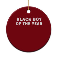 Black Boy Of The Year Ceramic Ornament Funny Gag Joke