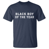 Black Boy Of The Year T Shirt Funny Gag Joke
