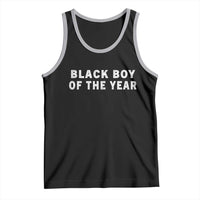 Black Boy Of The Year Tank Top Funny Gag Joke