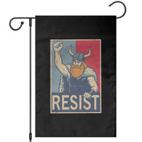 Funny Minneapolis Viking Resist Abolish Ice Protest Garden Flag