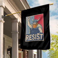 Funny Minneapolis Viking Resist Abolish Ice Protest Garden Flag