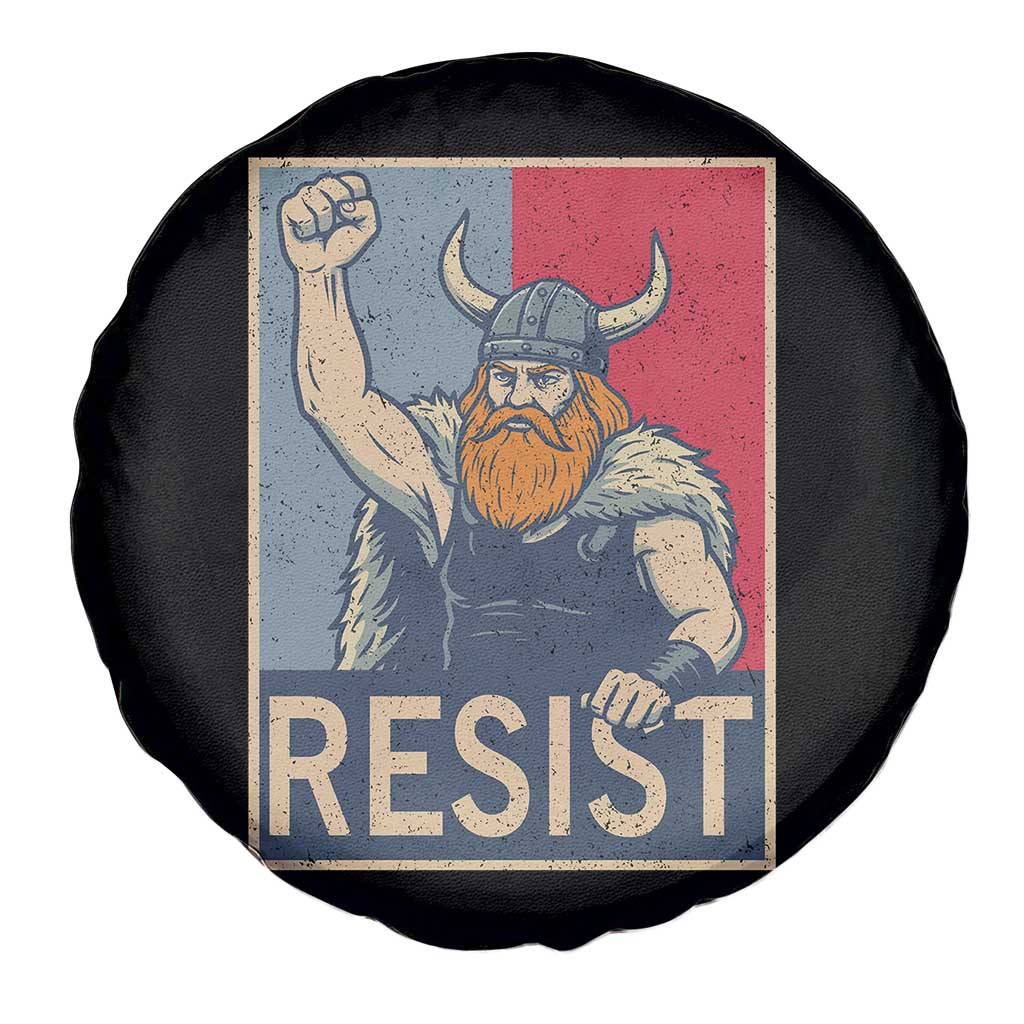 Funny Minneapolis Viking Resist Abolish Ice Protest Spare Tire Cover