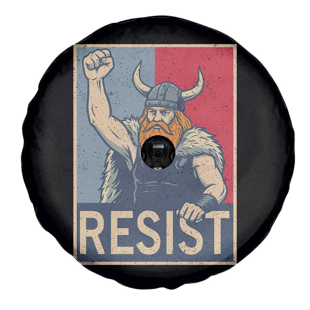 Funny Minneapolis Viking Resist Abolish Ice Protest Spare Tire Cover