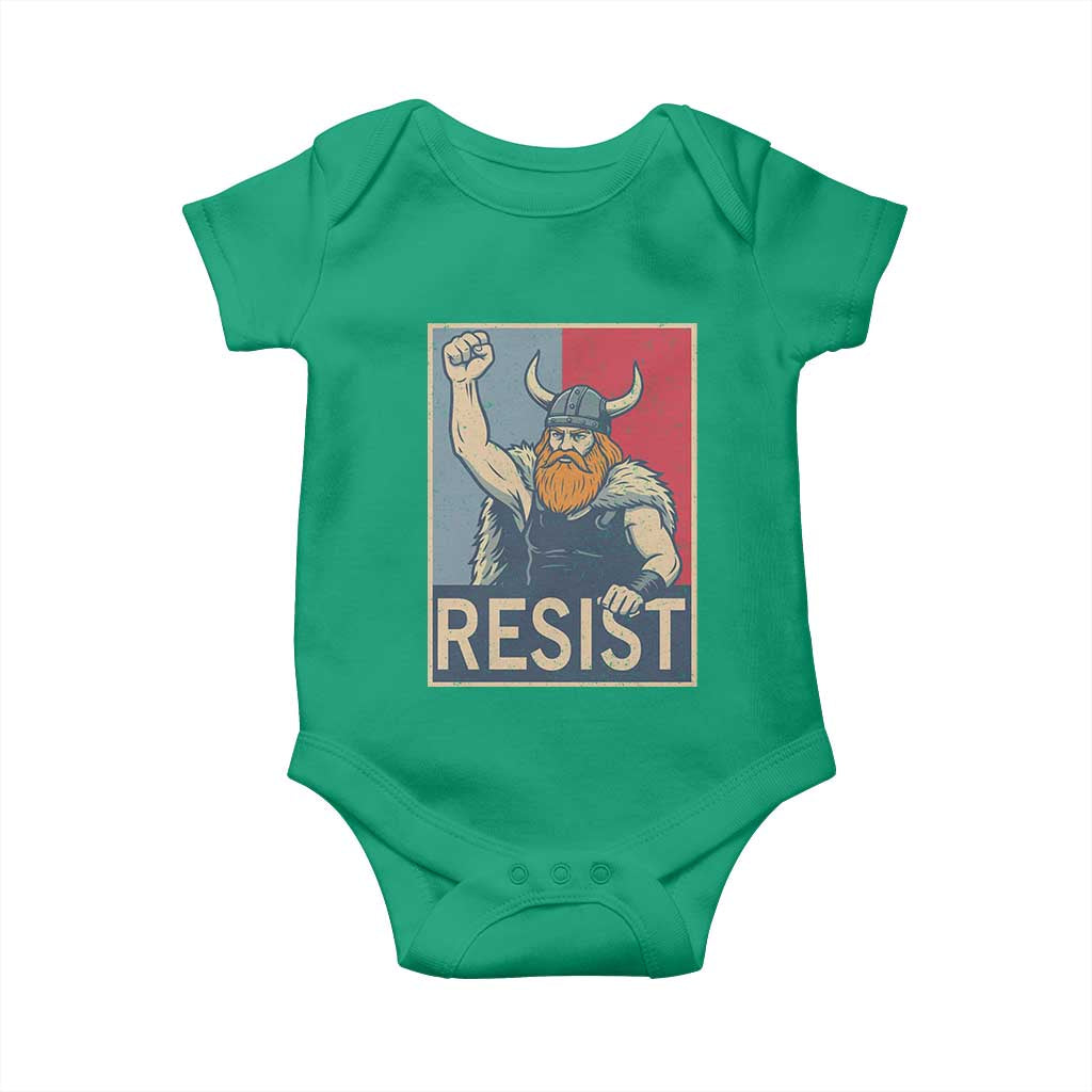 Funny Minneapolis Viking Resist Abolish Ice Protest Baby Onesie