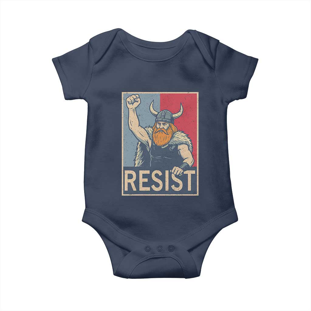 Funny Minneapolis Viking Resist Abolish Ice Protest Baby Onesie