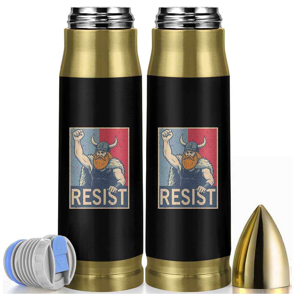 Funny Minneapolis Viking Resist Abolish Ice Protest Bullet Tumbler