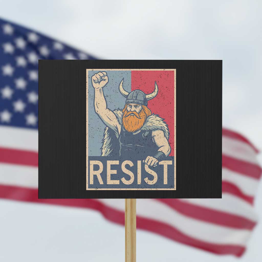 Funny Minneapolis Viking Resist Abolish Ice Protest Protest Sign