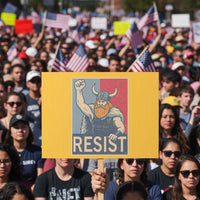 Funny Minneapolis Viking Resist Abolish Ice Protest Protest Sign