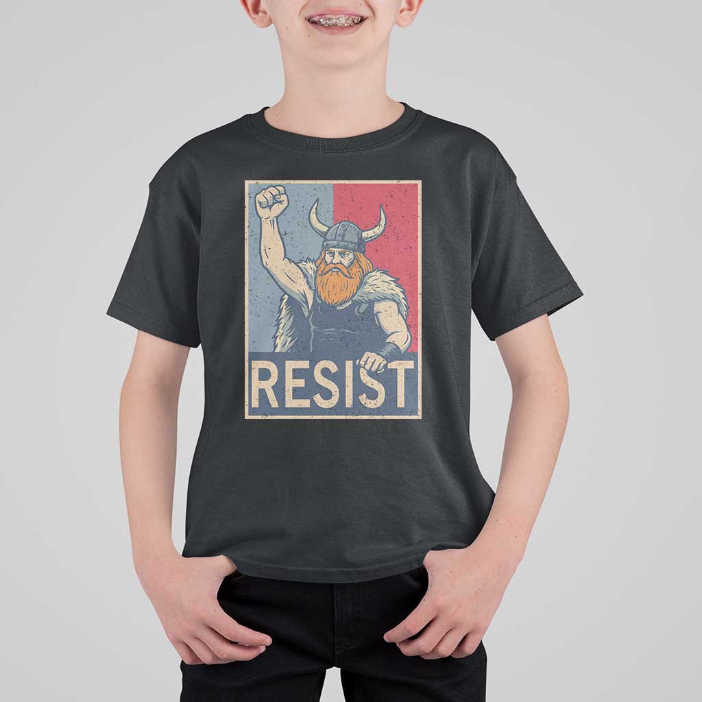 Funny Minneapolis Viking Resist Abolish Ice Protest T Shirt For Kid