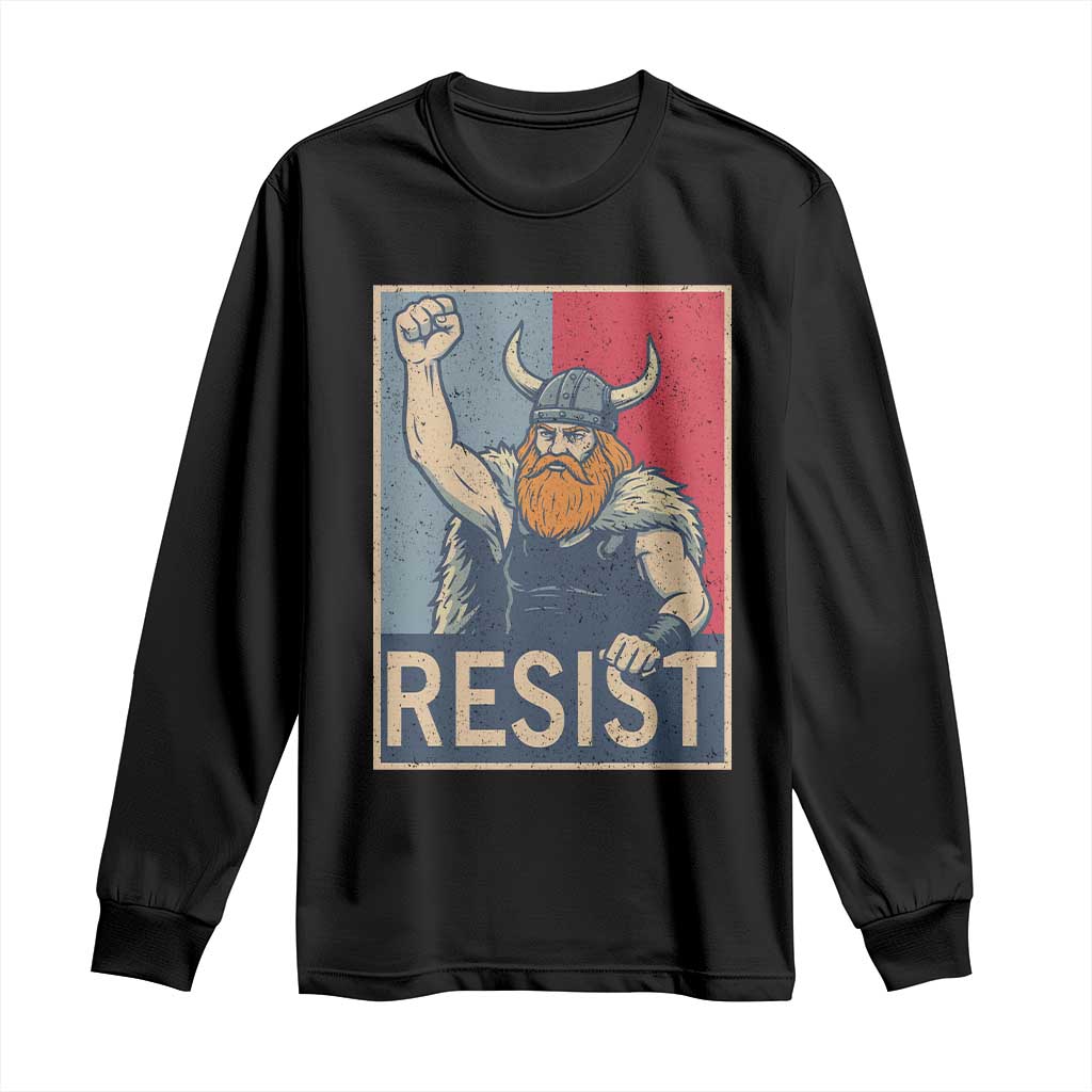 Funny Minneapolis Viking Resist Abolish Ice Protest Long Sleeve Shirt
