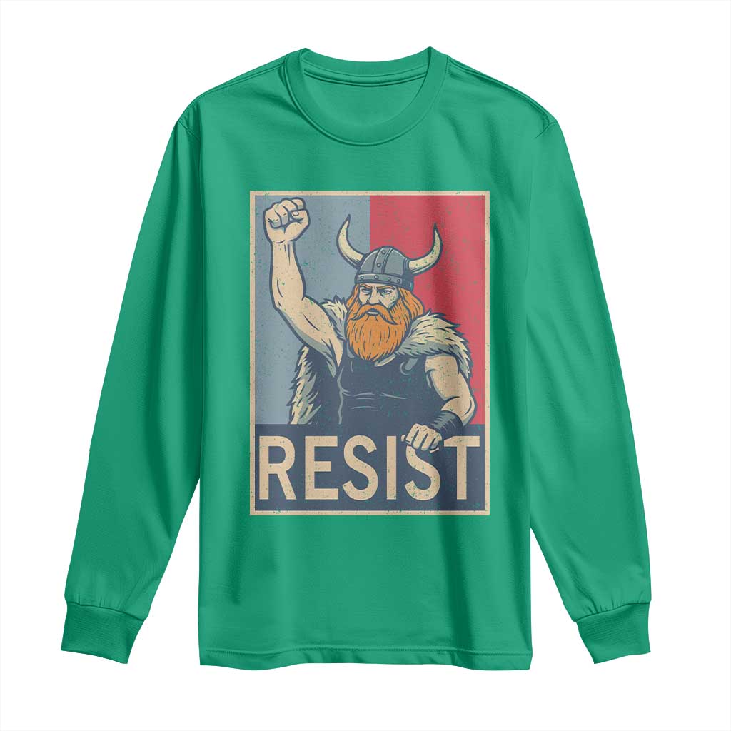 Funny Minneapolis Viking Resist Abolish Ice Protest Long Sleeve Shirt